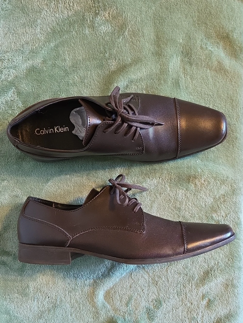 CALVIN KLEIN Men's Bram Lace-Up Cap Toe Dress Shoes
